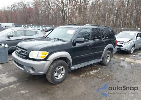 2001 Toyota Sequoia Sr5 V8 z USA, uszkodzony, nr VIN 5TDBT44A41S047170